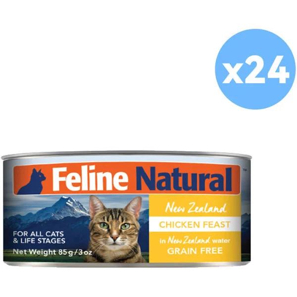 Feline Natural Chicken Feast Canned Cat Food 24 x 85g