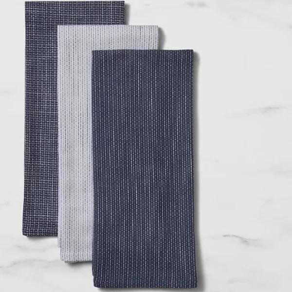 Salisbury & Co Devon Tea Towel Set of 3 Navy