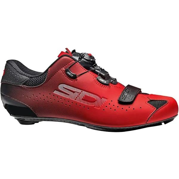 Sidi Sixty Road Shoes - Black/Red - 42