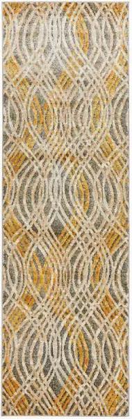 Flurry Modern Charcoal Rug Runner / 400X80CM