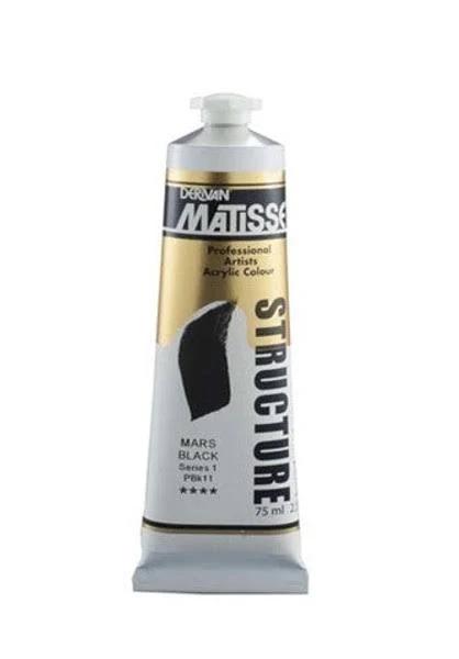 Matisse Structure Acrylic 75ml S1 - Mars Black