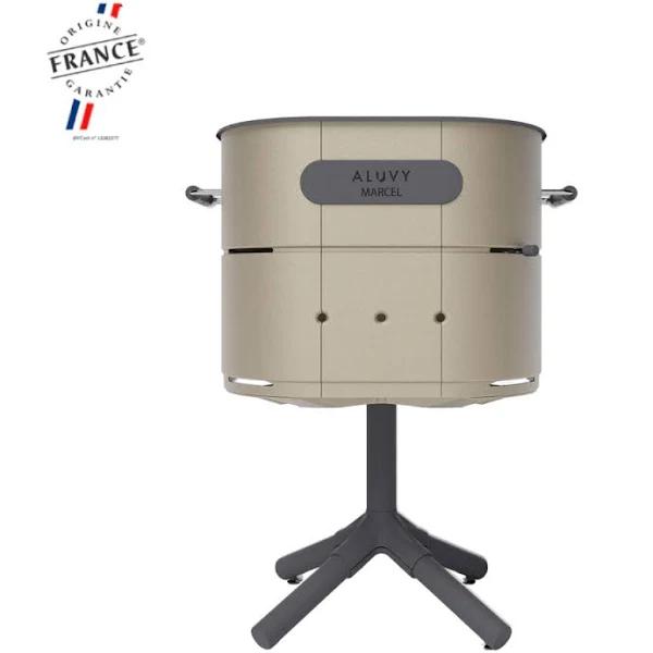 ALUVY Marcel Basalt Charcoal Barbeque - Champagne - Charcoal Barbecue