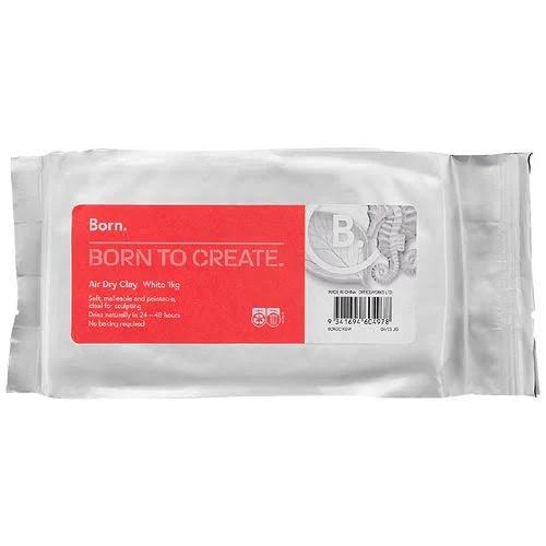 Born Air Dry Clay 1kg White