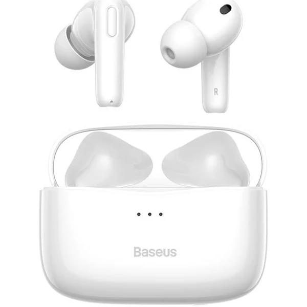 Baseus Simu S2 ANC Wireless Earphones With Charging Case (White)