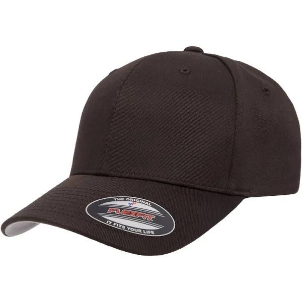 Flexfit Unisex Wooly Combed Cap Brown L/XL