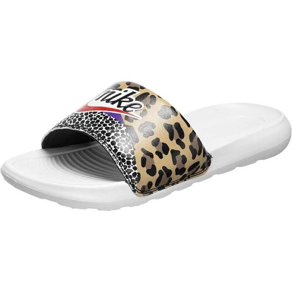 Nike Women's Victori One Slides White/habanero