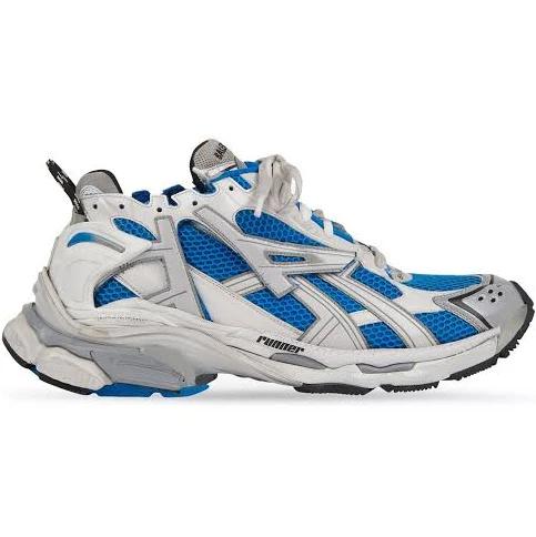 Balenciaga Runner Sneaker - Blue - Man - 11 - Polyurethane & Polyester