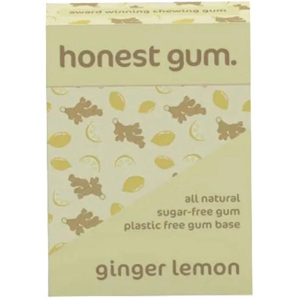 Honest Gum Ginger Lemon Sugar Free Chewing Gum