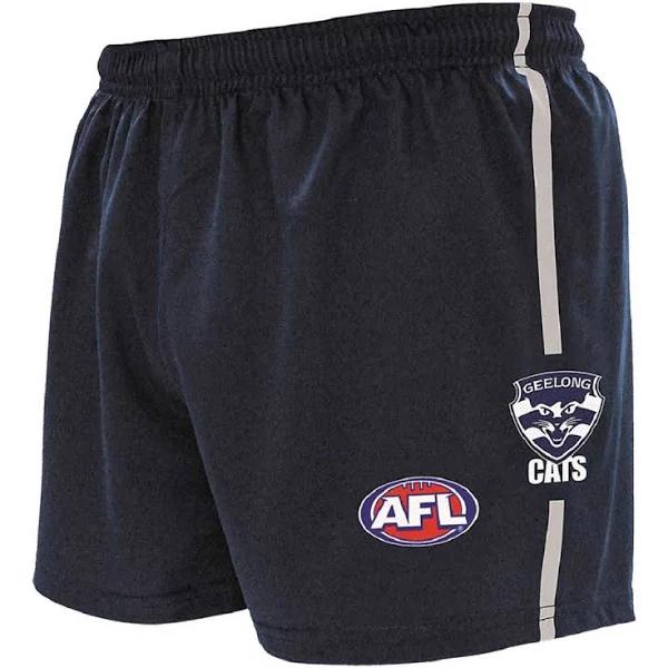 Geelong Cats Kids Replica Logo Footy Shorts 6