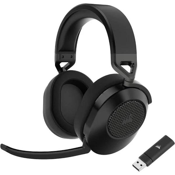 Corsai HS65 Carbon 7.1 Dolby Wireless & BT Headset. All Day Comfort, Lightweight, SoundID Technology USB PC, Mac, V2 New