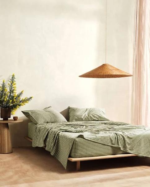 Springsteen Moss Sheet Set by Linen House