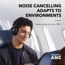 Soundcore by Anker, Space One, Active Noise Cancelling Headphones, 2x Stronger Voice Reduction, 40H ANC Playtime, App Control, LDAC Hi-Res Wireless