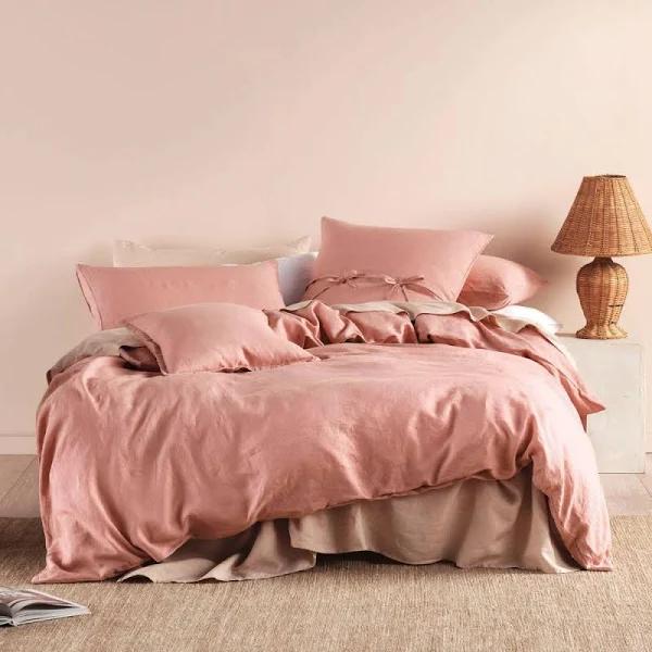 Linen House Nimes Rosette Quilt Cover Set, Super King