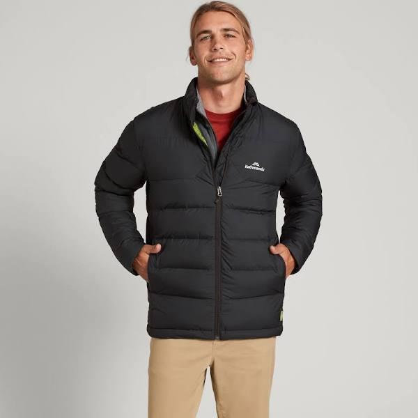 Kathmandu Epiq Men's 600 Fill Hooded Down Jacket | Black Puffer Jacket - XL