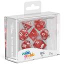 Oakie DOAKIE Dice RPG Set Speckled - Red (7)