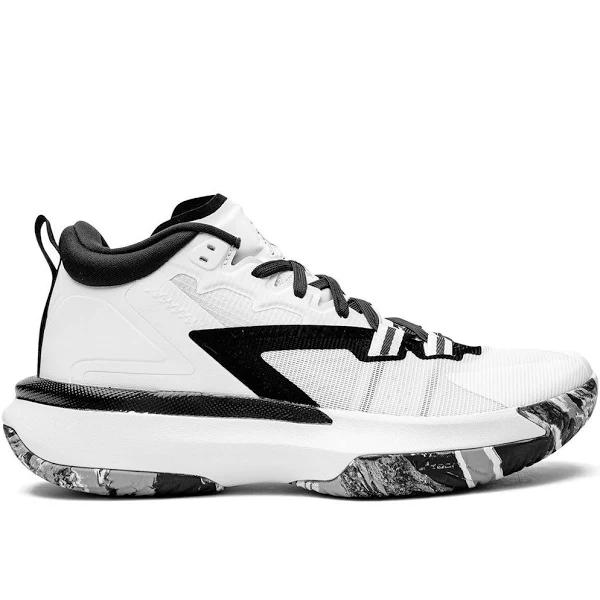 Jordan Zion 1 TB Shoes - Size 12.5 - White/Black