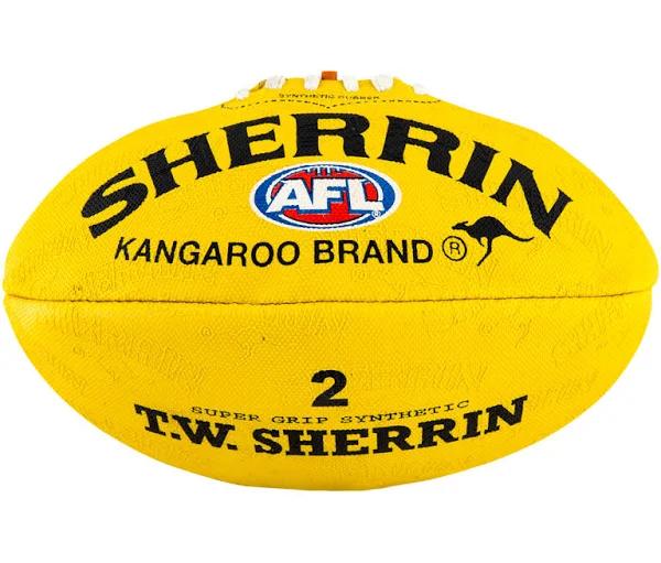 Sherrin KB Synthetic All Surface Football Yellow 2