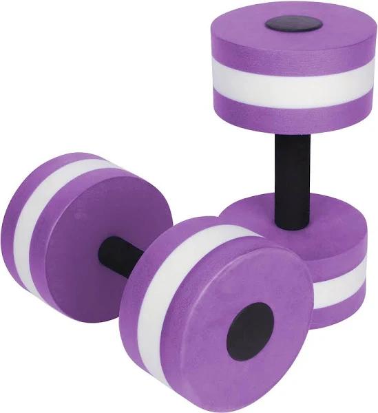 Lightweight Aquatic Exercise Dumbells - Set of 2 Foam - For Water Aerobics - by TRADEMARK Innovations