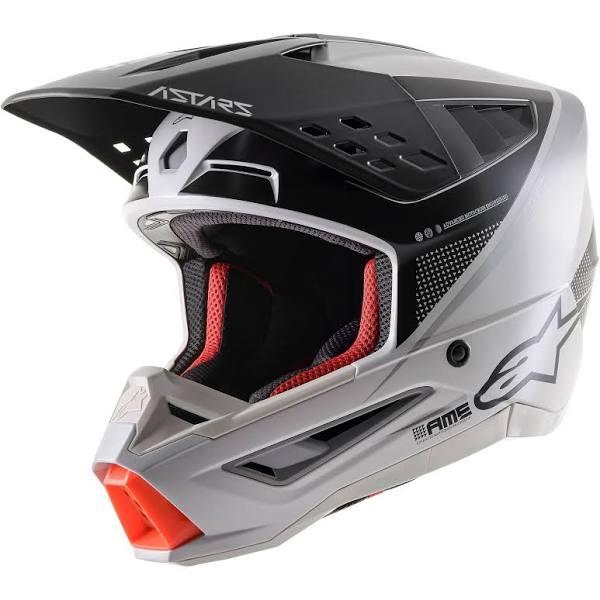 Alpinestars S-M5 Rayon Grey/Black Helmet - M