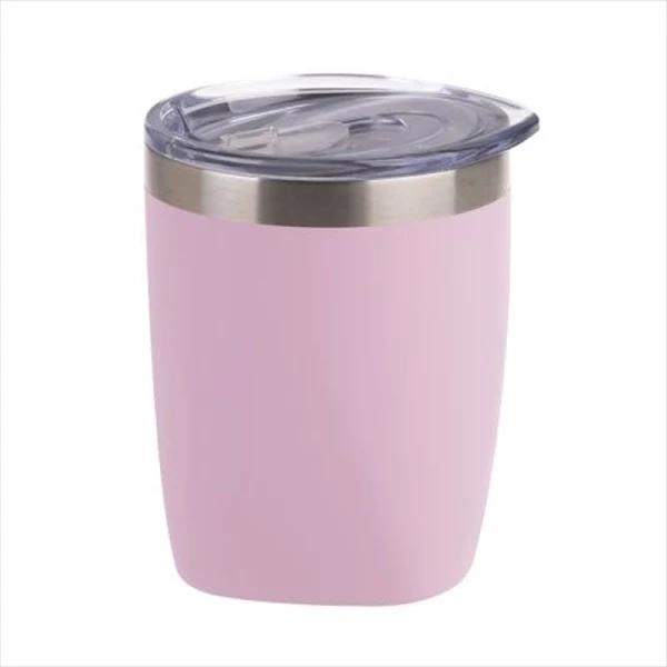 Oasis Stainless Steel Double Wall Insulated Old Fashion Tumbler 300ml - Matte Carnation