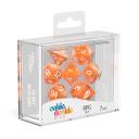 Oakie DOAKIE Dice RPG Set Translucent - Orange (7)