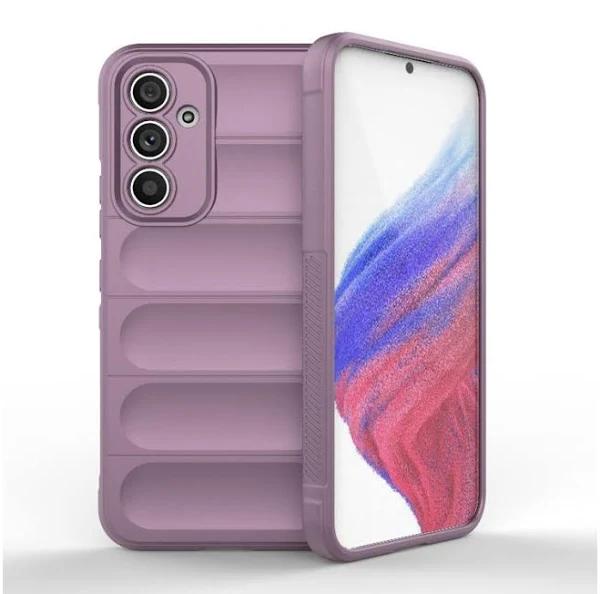 For Samsung Galaxy A54 5G Case, Flannel Cover, Purple