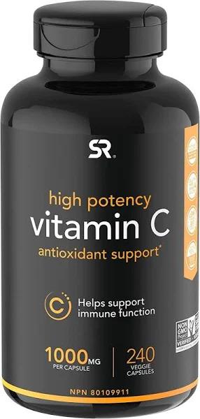 Sports Research Vitamin C 1000 MG 240 Veggie Capsules