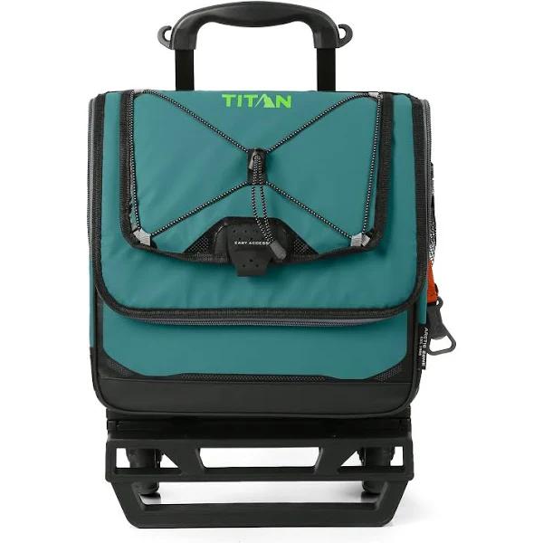 Arctic Zone Titan Deep Freeze 60 (50+10) Can Collapsible Rolling Cooler with Wheels and All-Terrain Cart