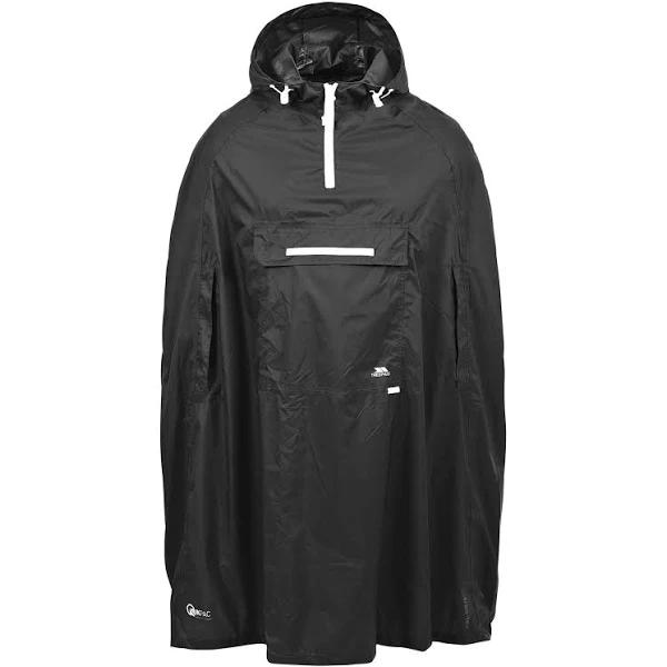 Trespass Qikpac Unisex Hooded Waterproof Packaway Poncho - Size S - Womens