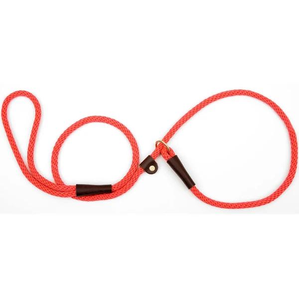 Mendota Slip Dog Lead 1/2" x 6ft - Assorted Colours Red