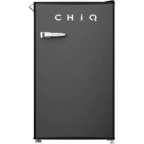 CHiQ CRSR090DB 90 Litre Retro Style Bar Fridge Black