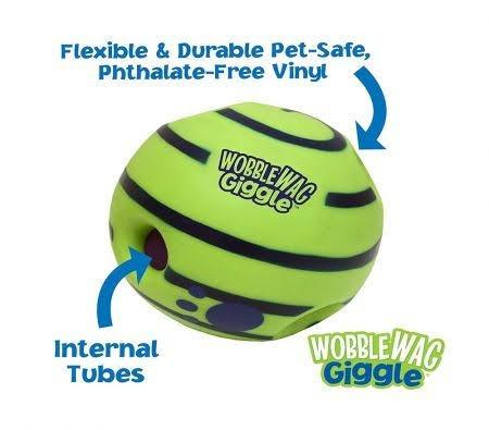 Giggle Ball, Interactive Dog Toy, Fun Giggle Sounds When Rolled or Shaken, Pets Know Best, As Seen On TV