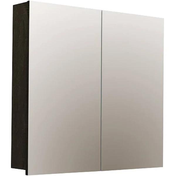 Forme 750mm Dark Choc Logan 2 Door Shaving Cabinet