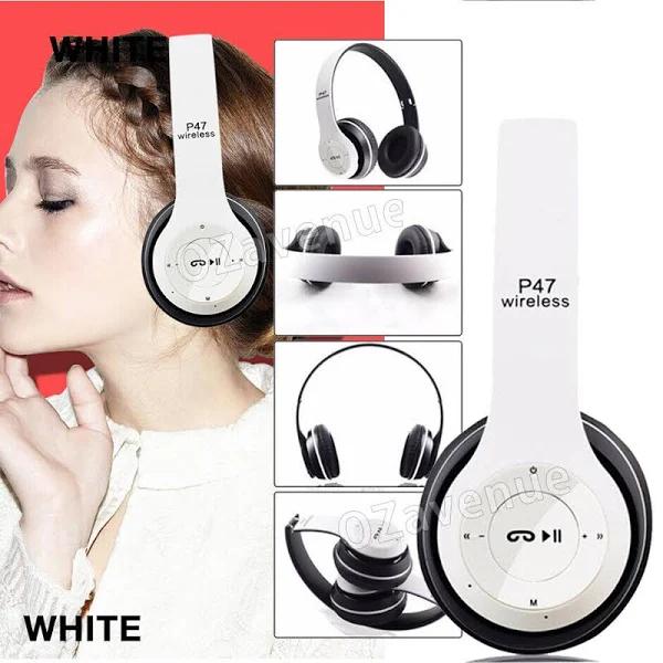 Noise Cancelling Wireless Headphones Bluetooth 5 Earphone Headset With