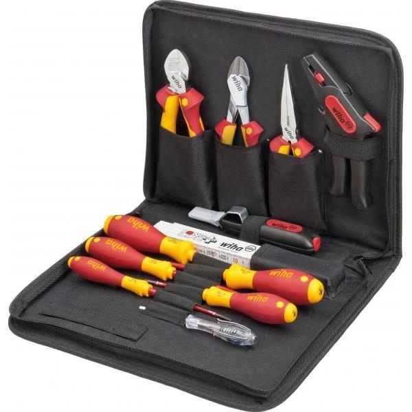 Wiha Tools 1000V VDE Professional Electrician Tool Case Kit