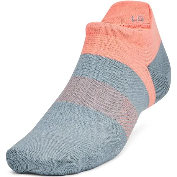 Under Armour ArmourDry Run Lite No Show Tab Socks 2-Pack Multi L