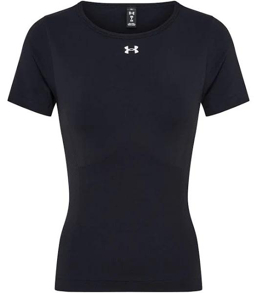 Under Armour Women's Train Seamless Short Sleeve Black MD