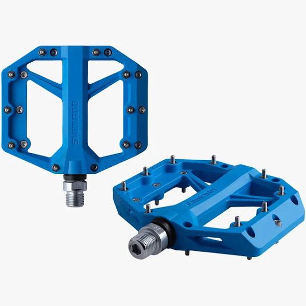 Shimano Deore PD-GR400 Flat Pedals - Blue