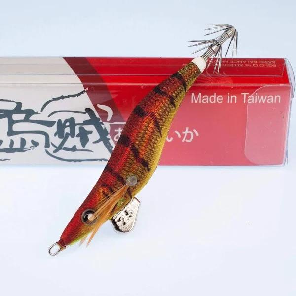 Rui Squid Jig GS02 Red Mullet Red Belly Egi Fishing Lure 2.5