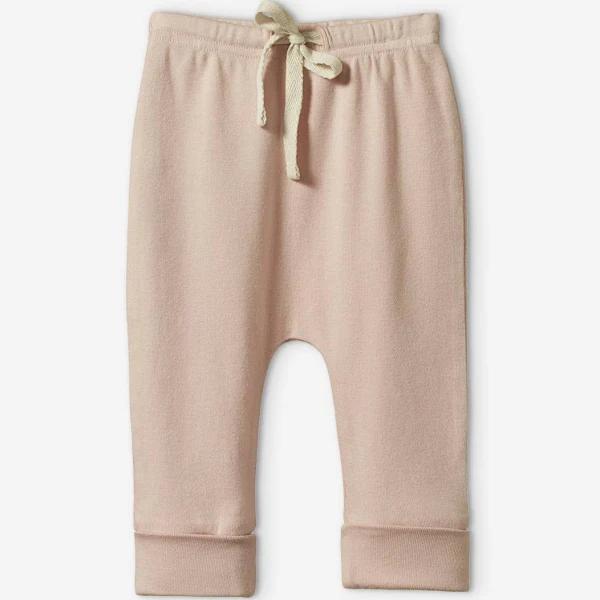 Nature Baby Drawstring Pants - Rose Dust, 00 (3-6 Months)