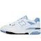 New Balance 550 White / Carolina Blue Shoes - Size 11