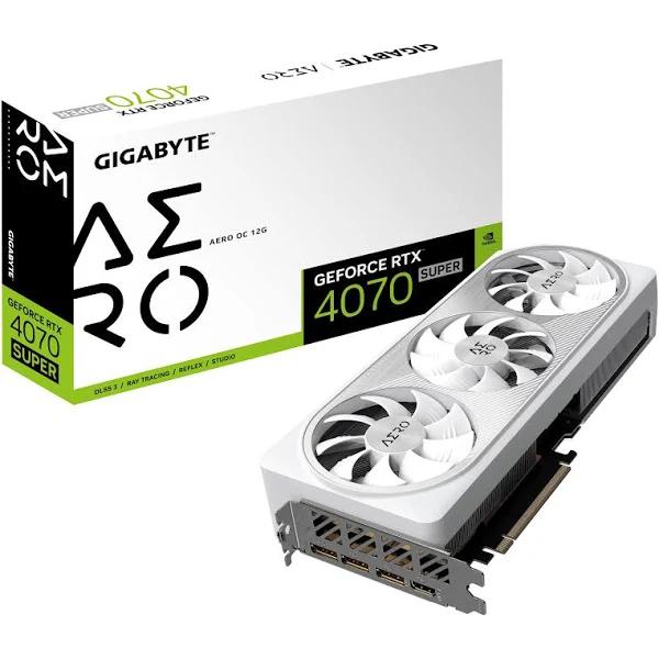 Gigabyte GeForce RTX 4070 Super Aero OC 12GB Video Card