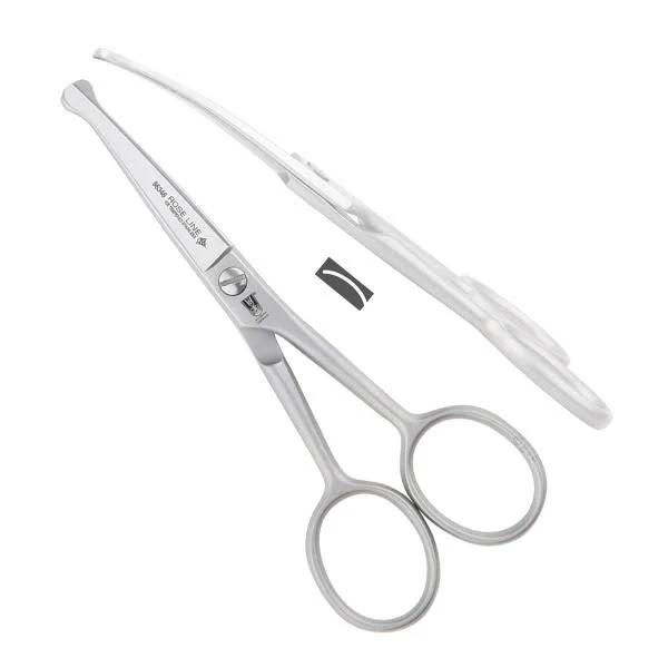 Roseline German Scissors Curved Round Tip For Nose 4.5"