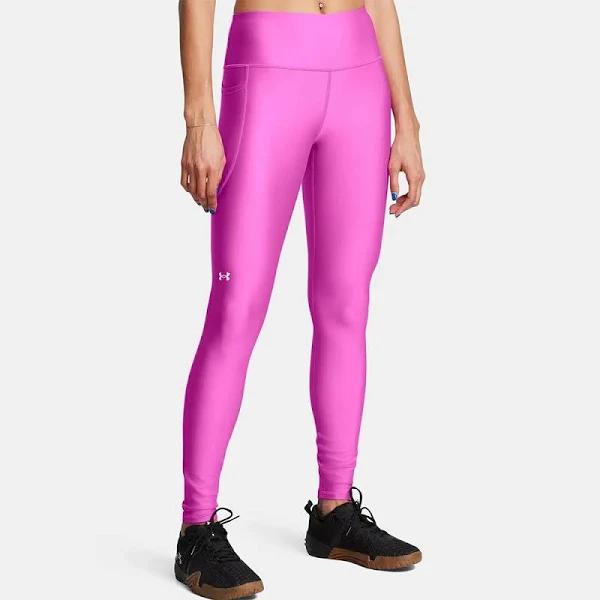 Under Armour HeatGear No-slip Waistband High Waist Leggings Pink M / Regular Woman