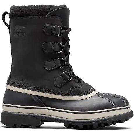 Sorel Caribou Boots Black/Dark Stone 9