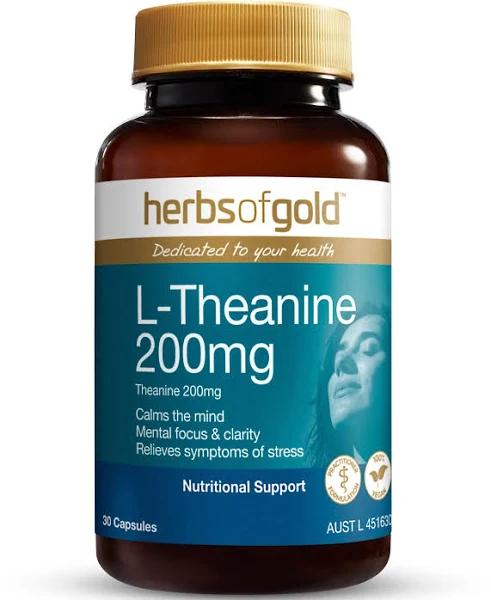 Herbs of Gold - L-Theanine 200mg