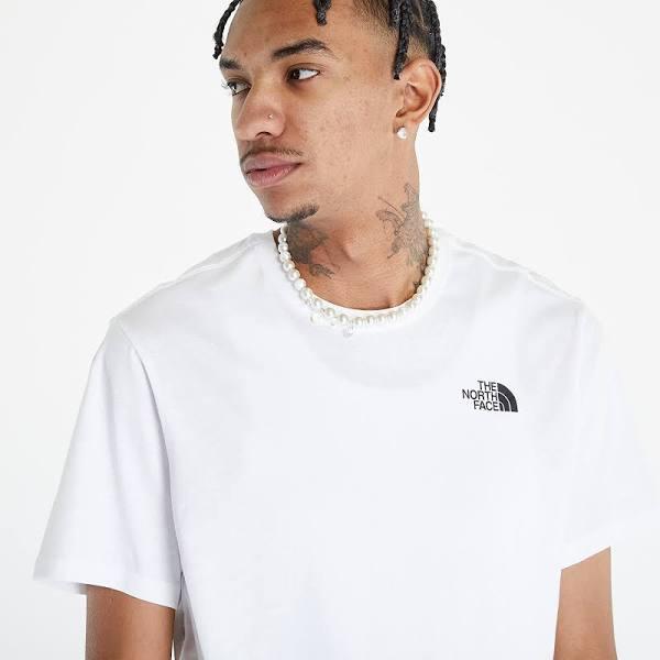 The North Face Redbox Celebration Back Print T-Shirt in White