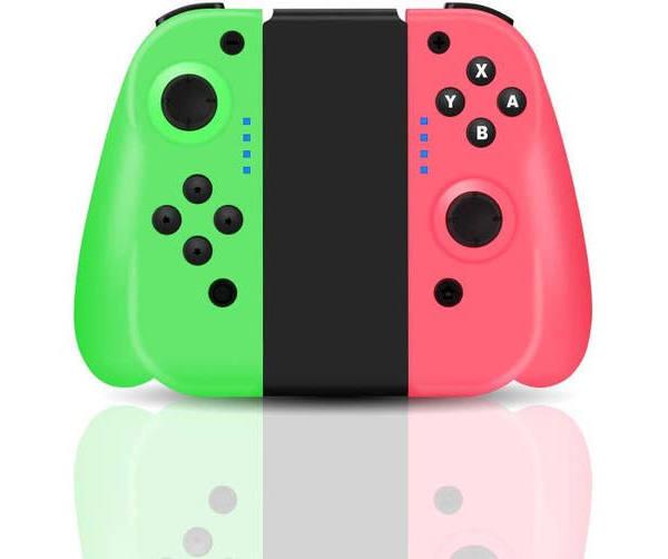 Gamepad Compatible With Nintendo Switch Joy-con Controller L/R Wireless Joysticks Switch Controllers Accessories GreenPink