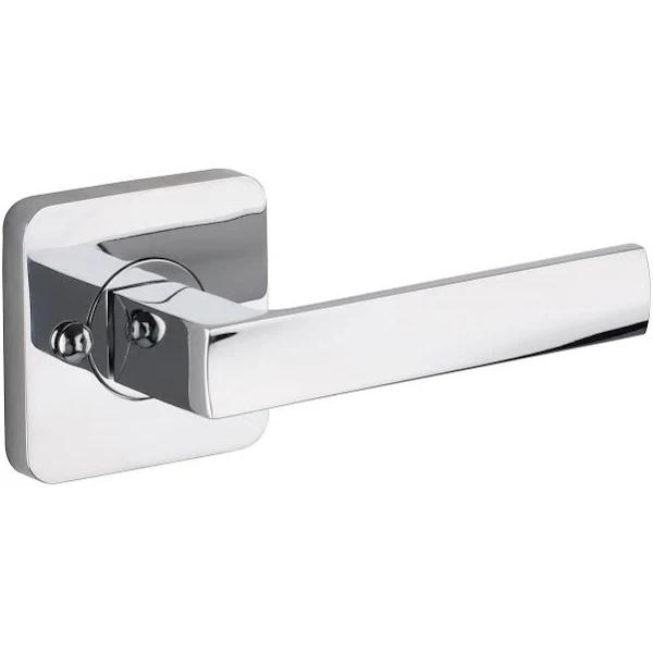 Lane 65mm Polished Chrome Oxford Square Privacy Leverset