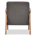 Den Leather Occasional Armchair Olive by Freedom